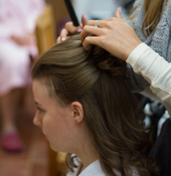 Wedding day up do